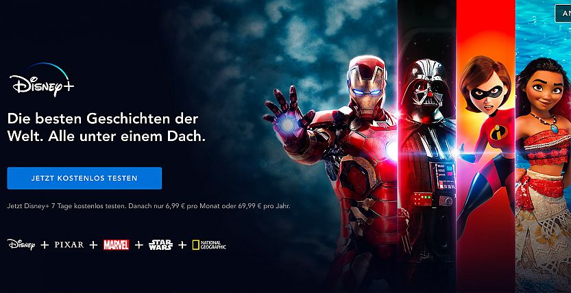 Disney+ verändert den Streamingmarkt - https://www.disneyplus.com Disney+ verändert den Streamingmarkt - https://www.disneyplus.com