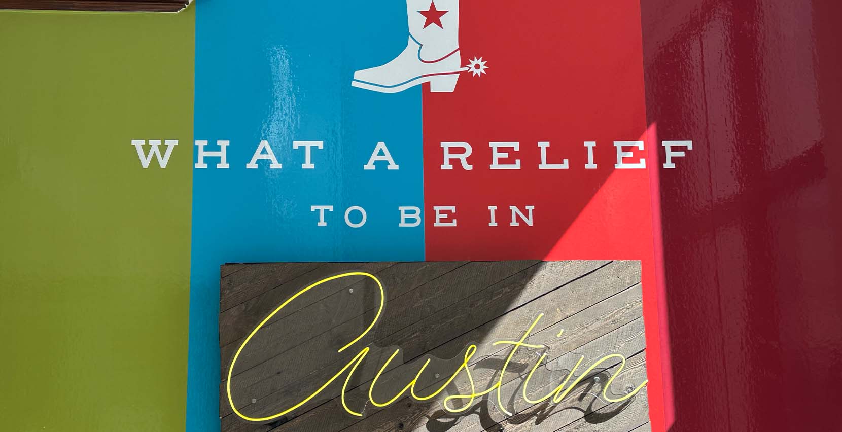 Austin: What a relief to be in Austin Austin: What a relief to be in Austin