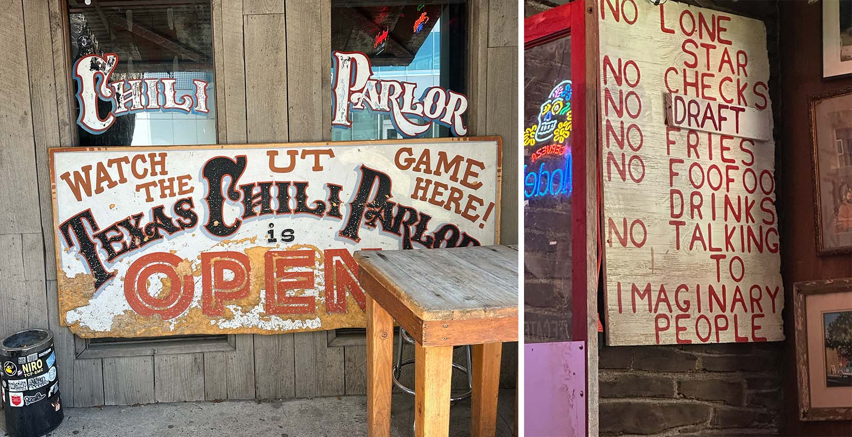 SXSW 2026: Mittagessen im Texas Chili Parlor SXSW 2026: Mittagessen im Texas Chili Parlor