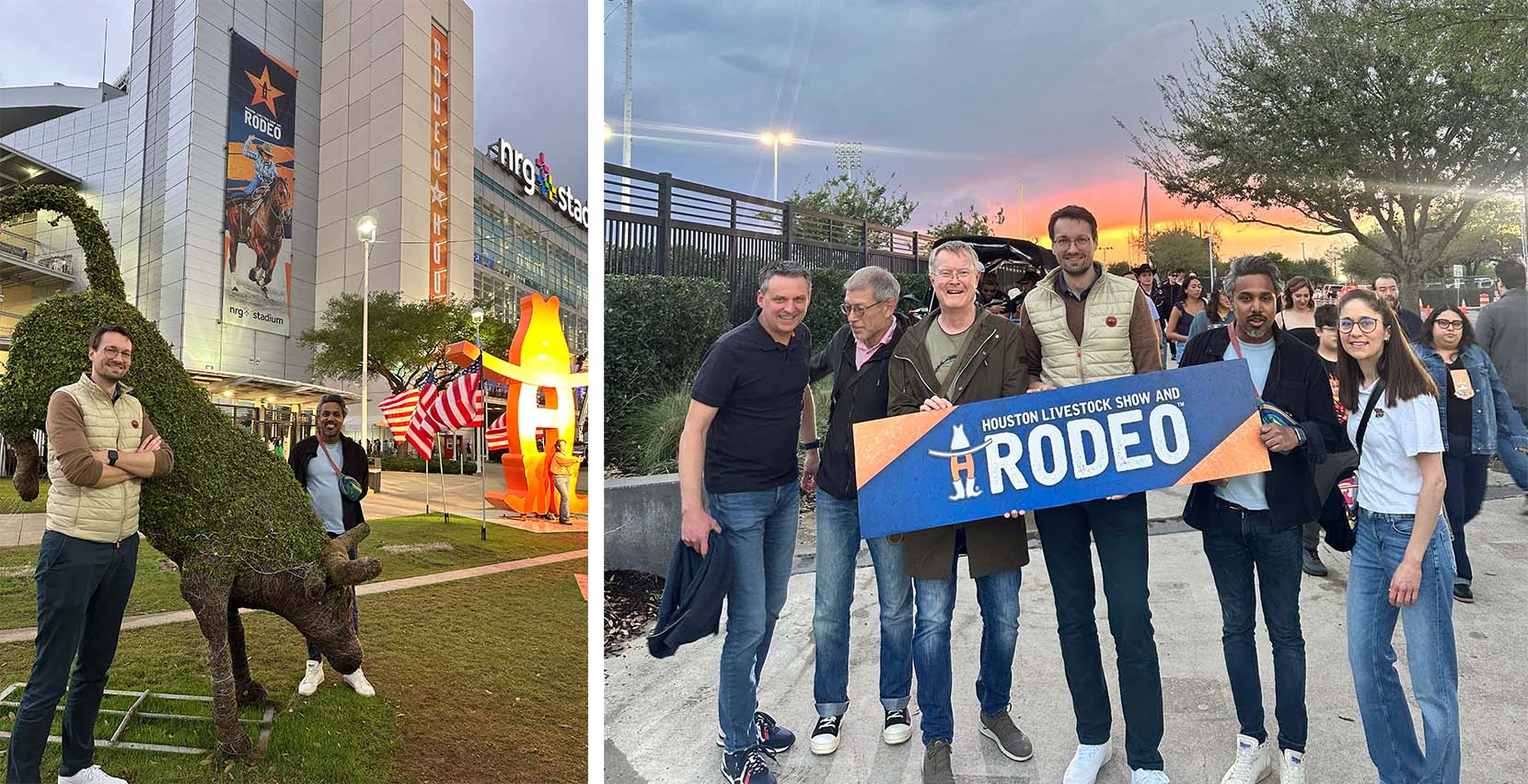 Houston Livestock Show and Rodeo - Gruppenfotos Houston Livestock Show and Rodeo - Gruppenfotos