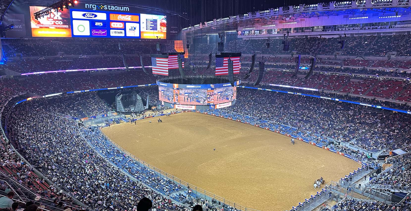 Houston Livestock Show and Rodeo - Rodeo im Stadion Houston Livestock Show and Rodeo - Rodeo im Stadion