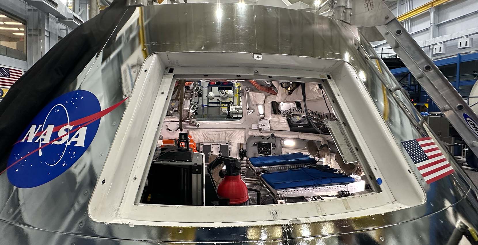 NASA: Blick in eine Kapsel NASA: Blick in eine Kapsel