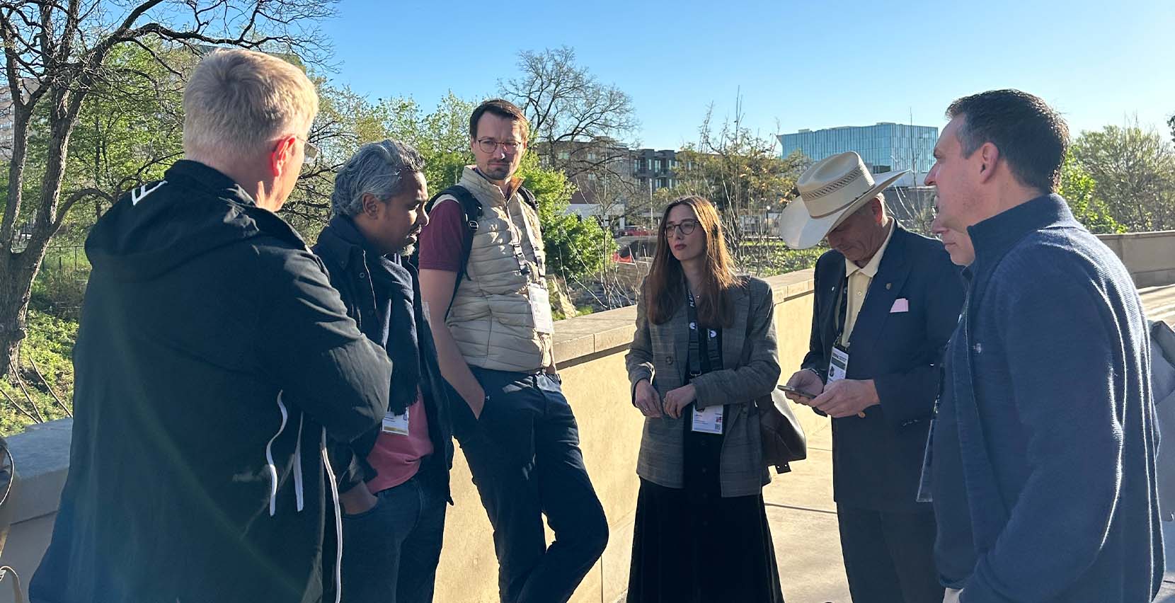 SXSW: Colins Morning Briefing in der Sonne SXSW: Colins Morning Briefing in der Sonne