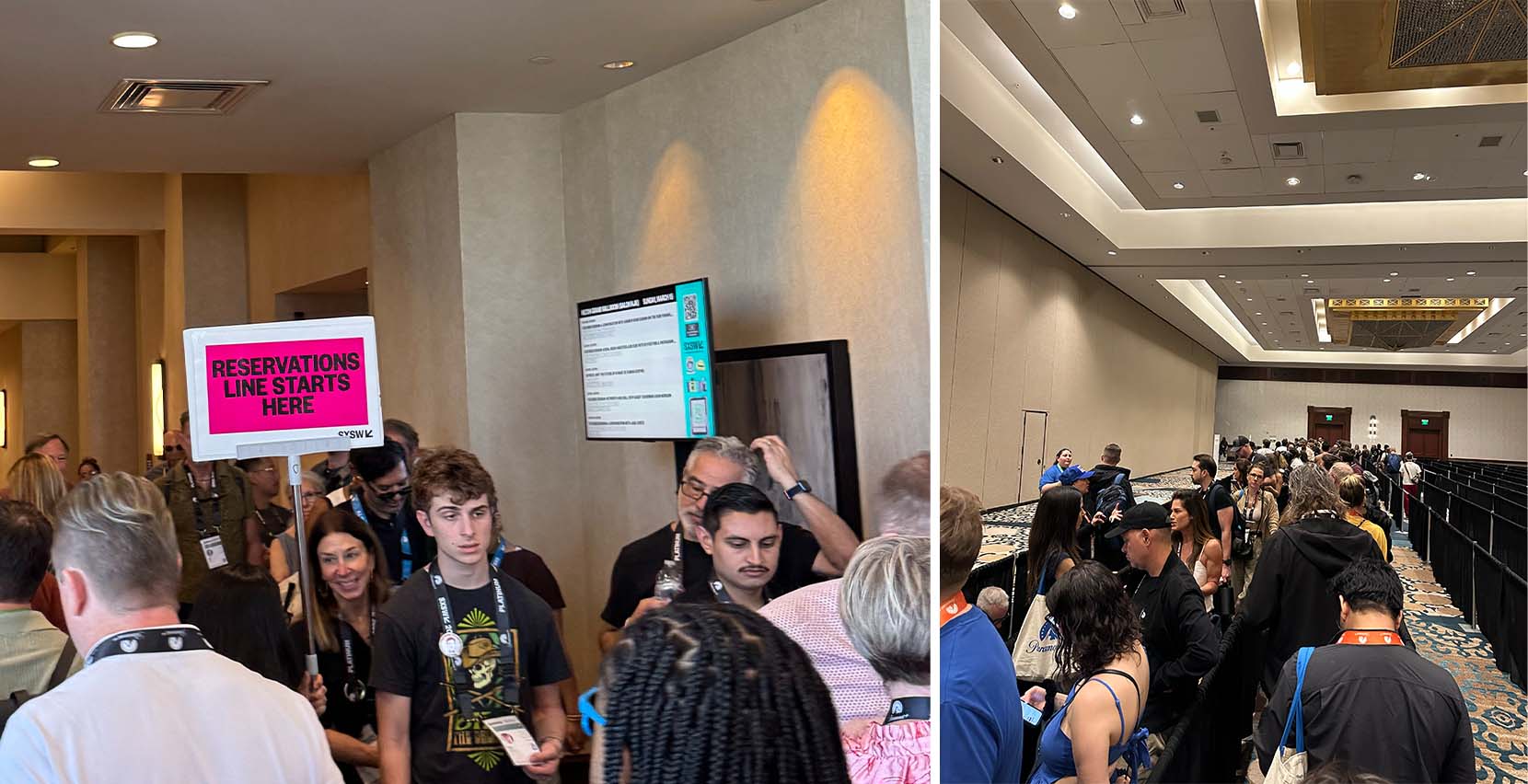 SXSW 2026: Warteschlangen vor den Sessions SXSW 2026: Warteschlangen vor den Sessions