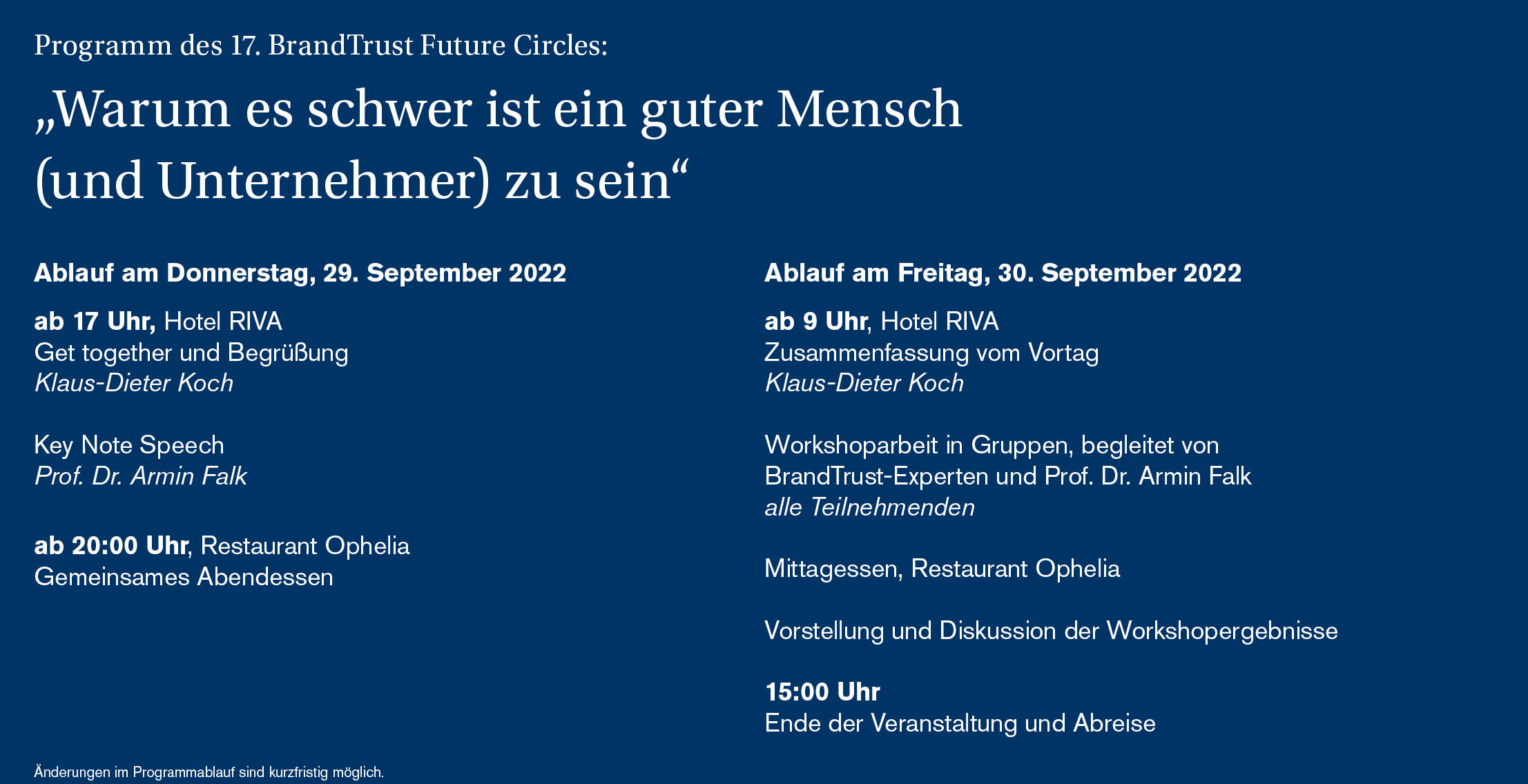 Programm BrandTrust Future Circle