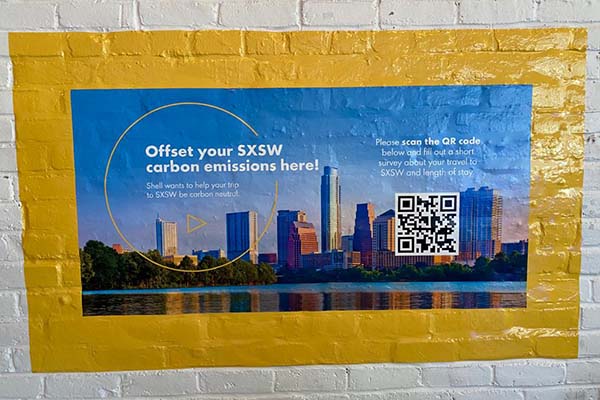 SXSW: Shell - Gewinnspiel CO2 Fußabdruck
