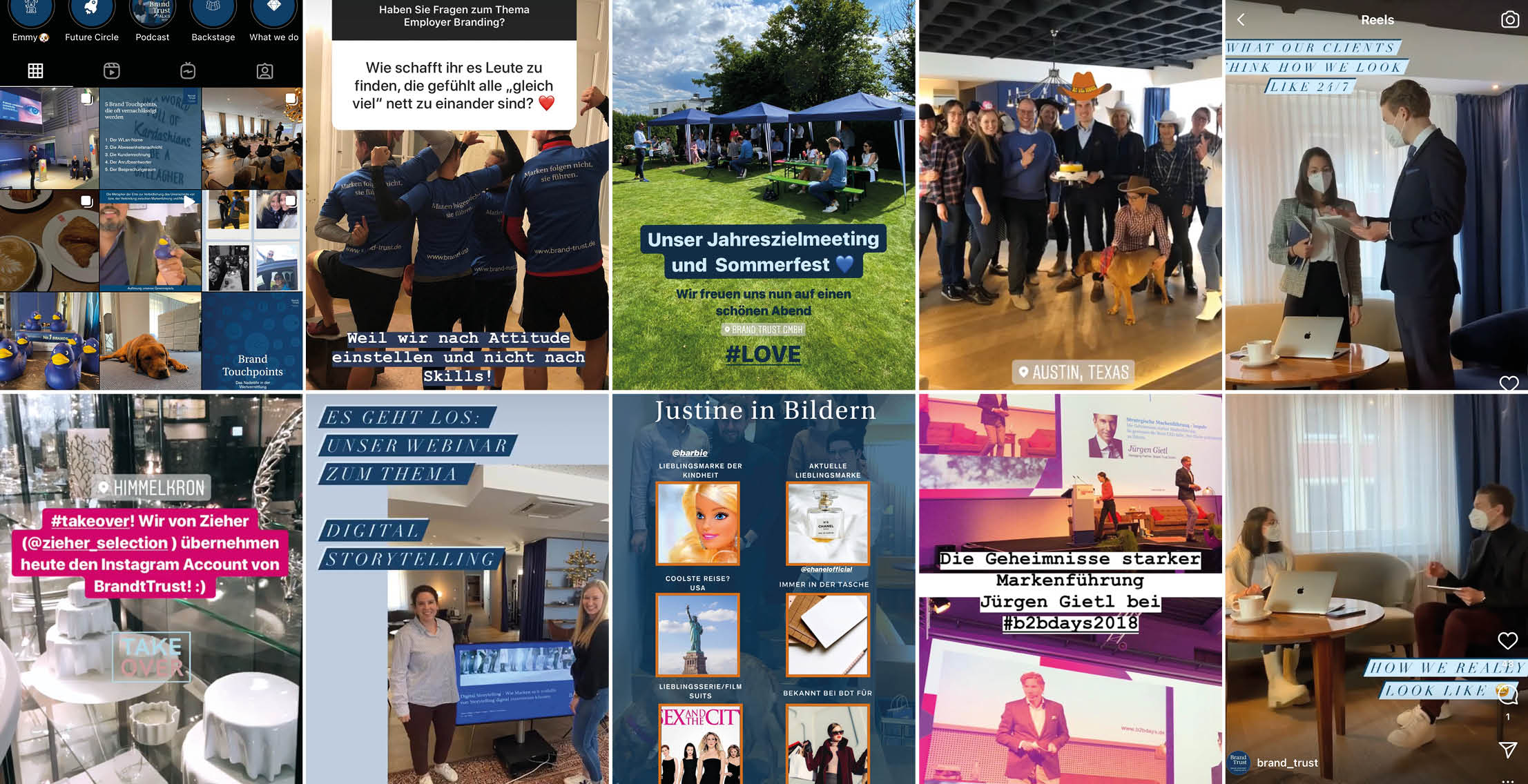 Marken auf Instagram