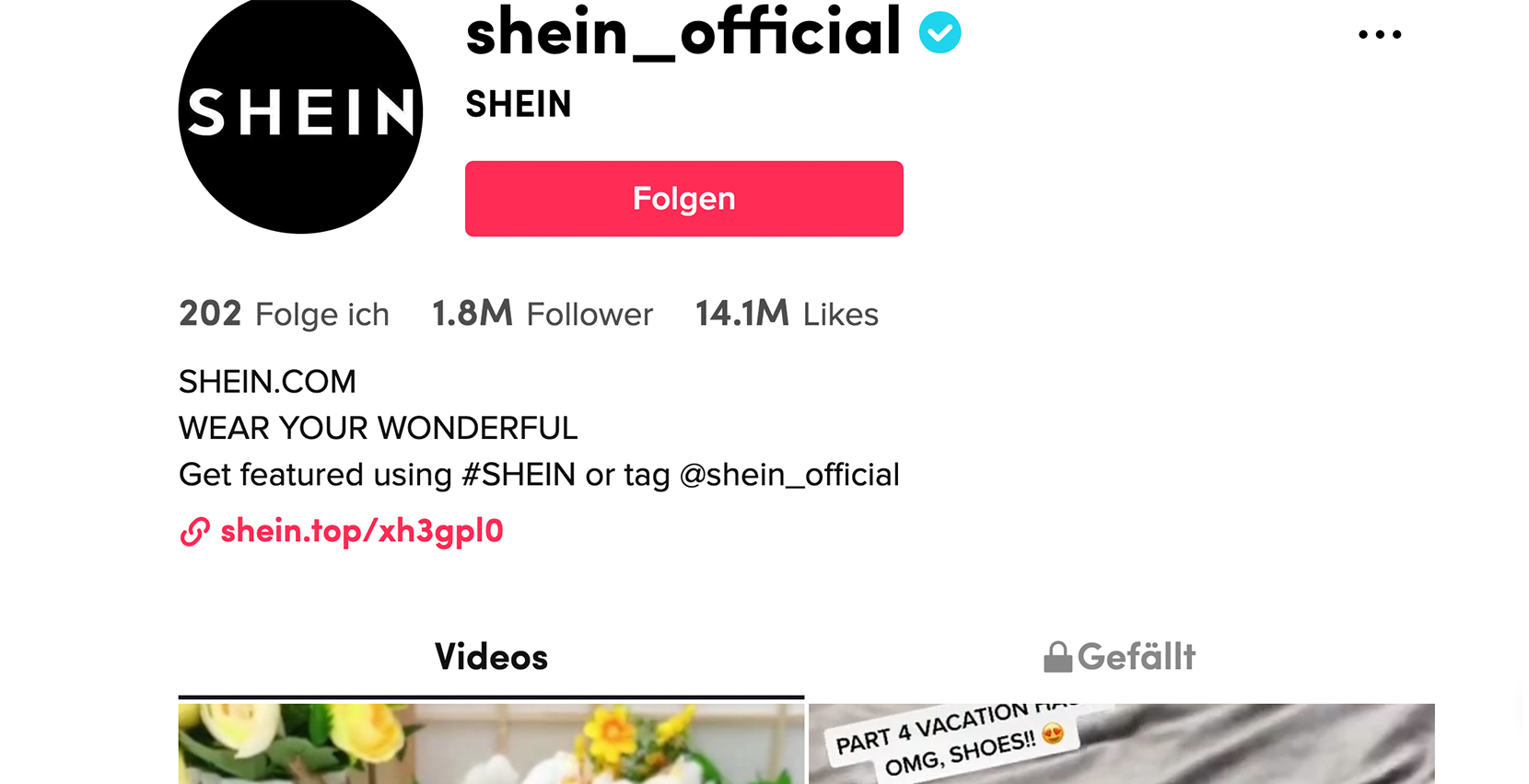 Mode-Shop Shein