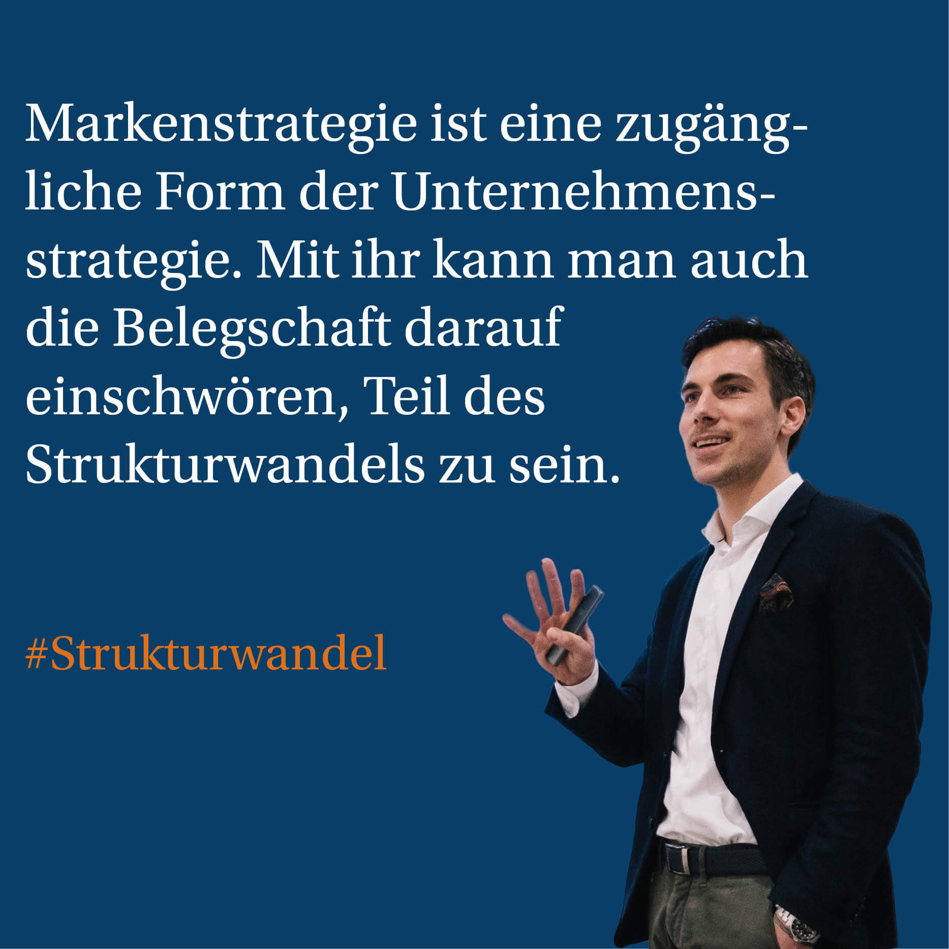 Bernhard Scholz: Den Strukturwandel mit der Marke meistern
