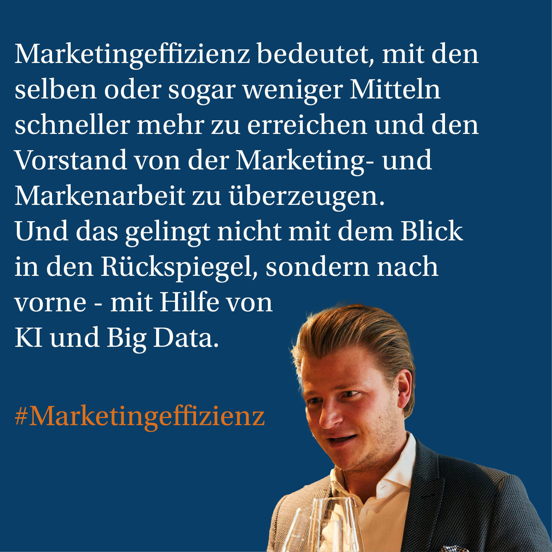 Benedikt Streb: KI fördert die Marketingeffizienz 